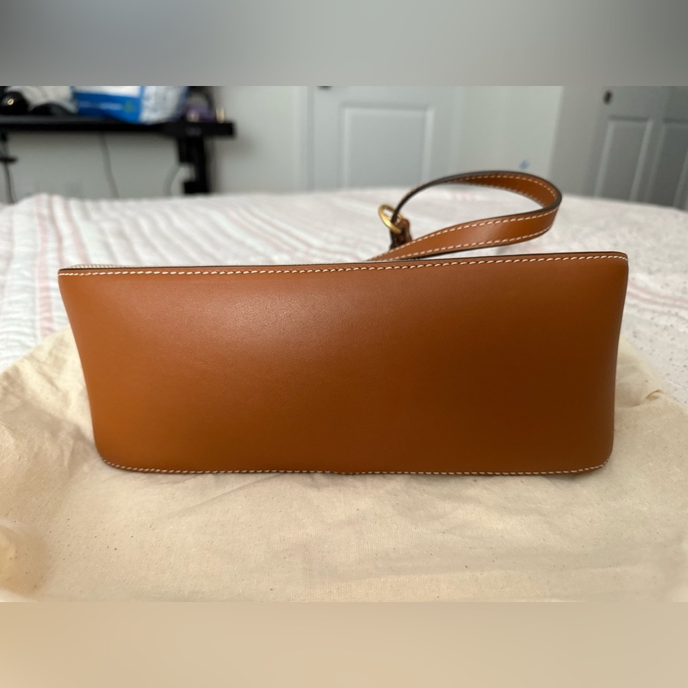Tory Burch McGraw Canvas Wedge Shoulder Bag - Picture 8 of 9